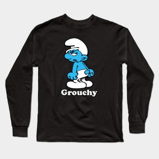 Grouchy Smurf Long Sleeve T-Shirt